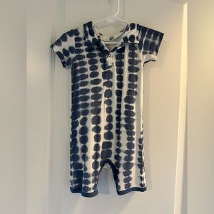 Kyte Baby Steel Riptide Polo Romper